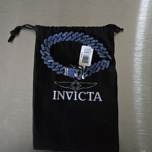 NWT Invicta Navy Chain Bracelet